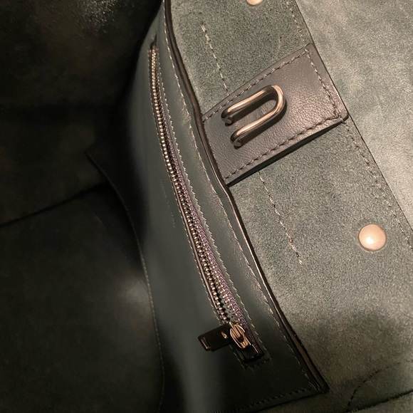 Celine Small Big Bag - Rare Blue/Grey Calfskin Pristine Condition 10/10 - Picture 14 of 14